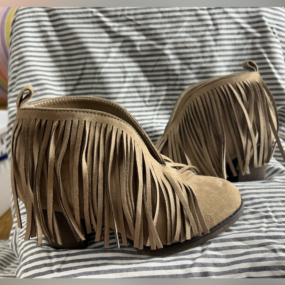 Mata Fringe Booties